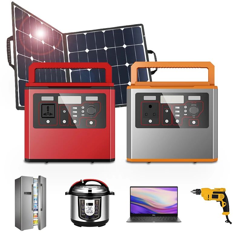 Universal South Africa AC Outlet 500W 1000W Lifepo4 Battery Portable Power Banks Power Station Solar Generator for Power Drills