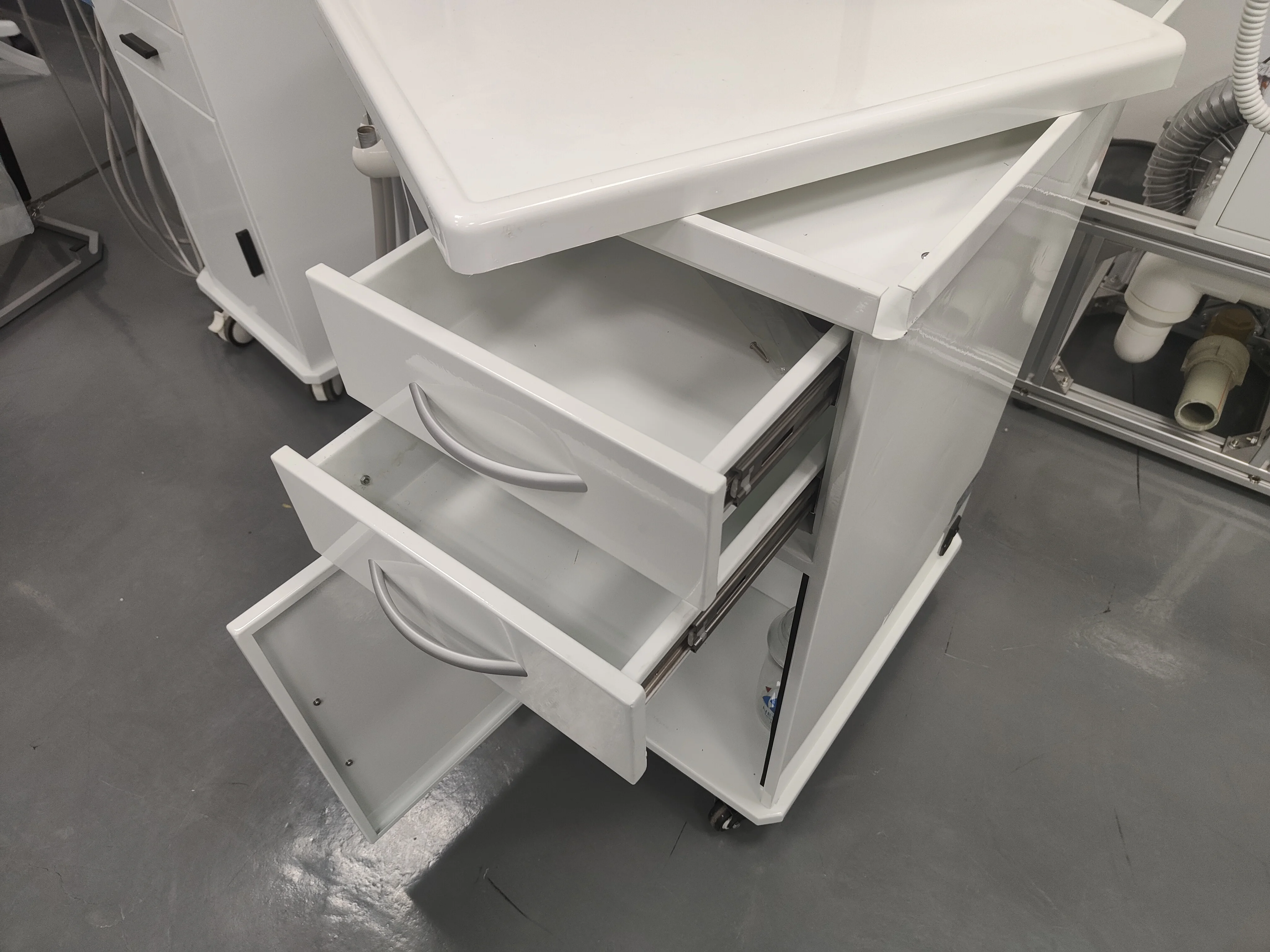 Multi Functional Integral Portable Dental Unit with 6 PCS Accessories Built-in Air Compressor