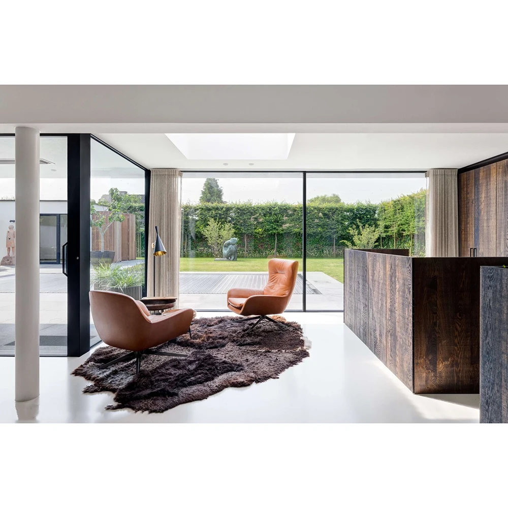 CBMmart Custom Bigger Views Door Panels Sliding Windows Slim Frame With Fabric Screen Aluminum Profile Sliding Windows and Doors