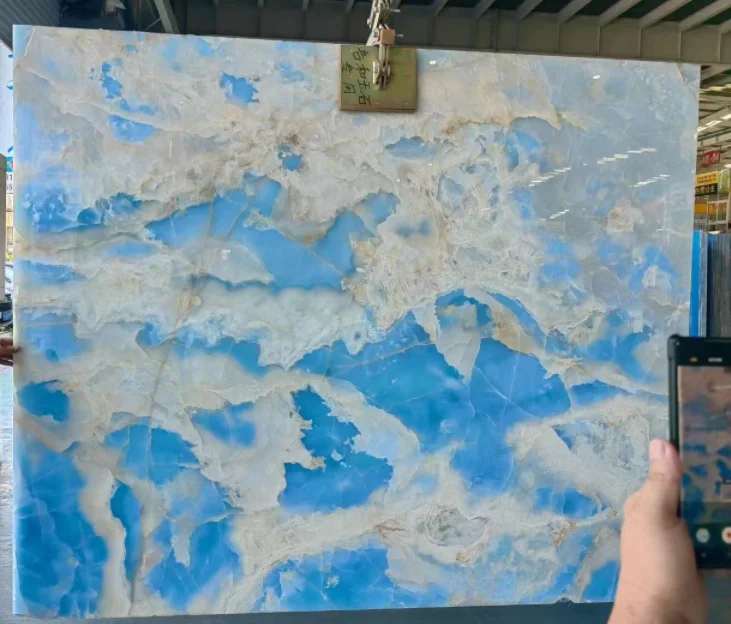 Blue Jade Onyx Natural from Pakistan Suppliers Sale Wall Surface Form Material STONES Origin Type Colors Warranty