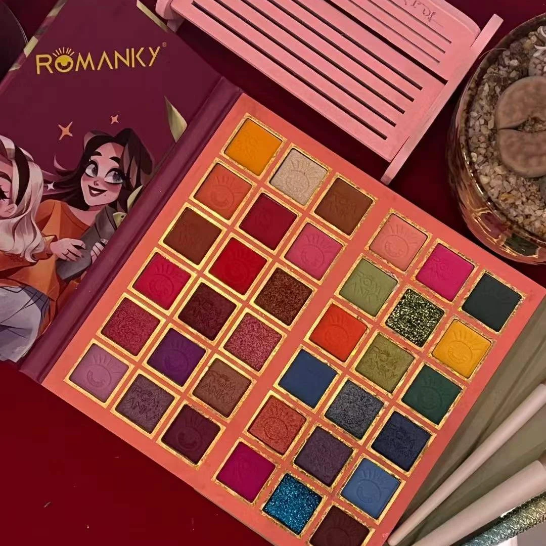 36 colors Cute Cartoon Eye shadow palette wholesale Long Lasting High pigmentation Water proof Cosmetic product sombra de ojos