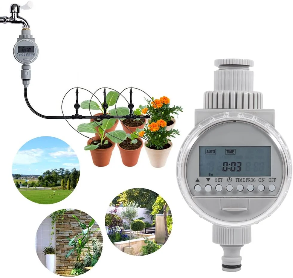 
Solar power Automatic Smart Garden Yard Lawn Greenhouse Drip Watering Irrigation timer 