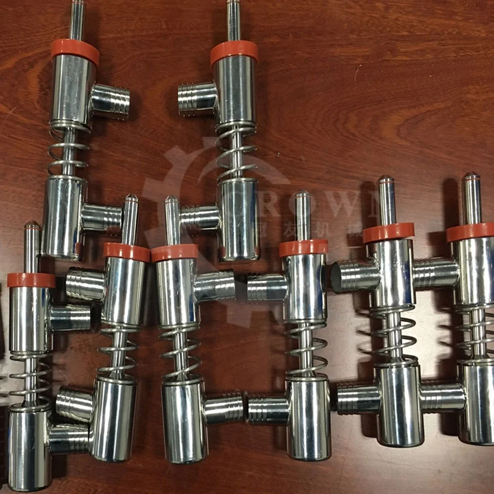 Гравитационная насадка клапана для заливки воды запасные части аксессуары машины пластиковых бутылок