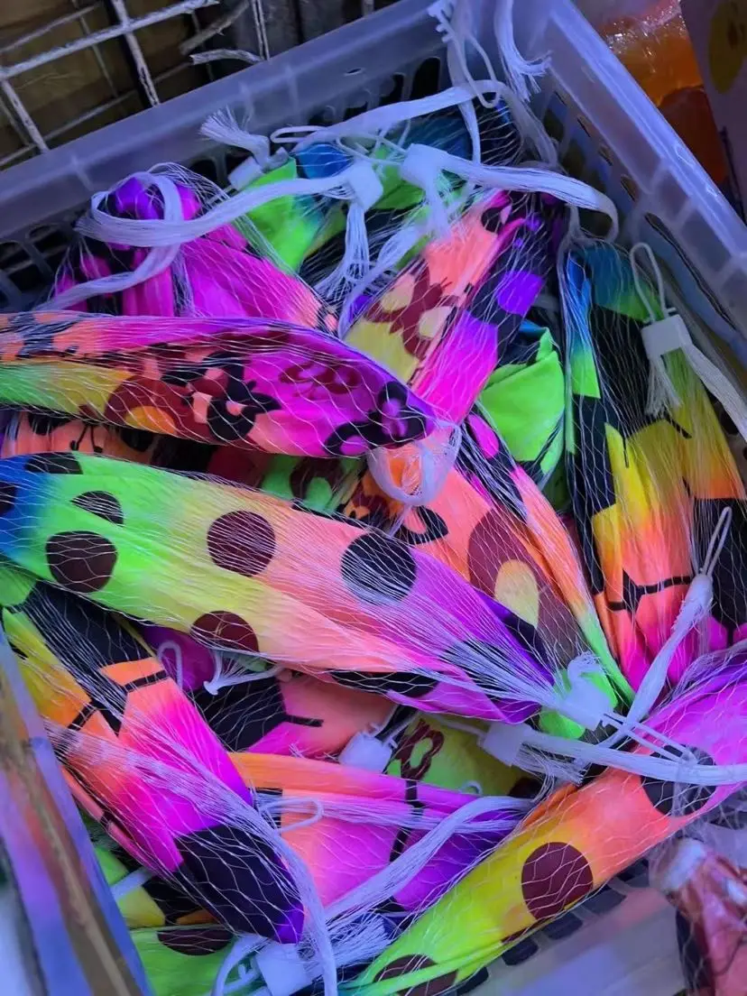 Inflatable Rainbow Patterned Bounce Ball