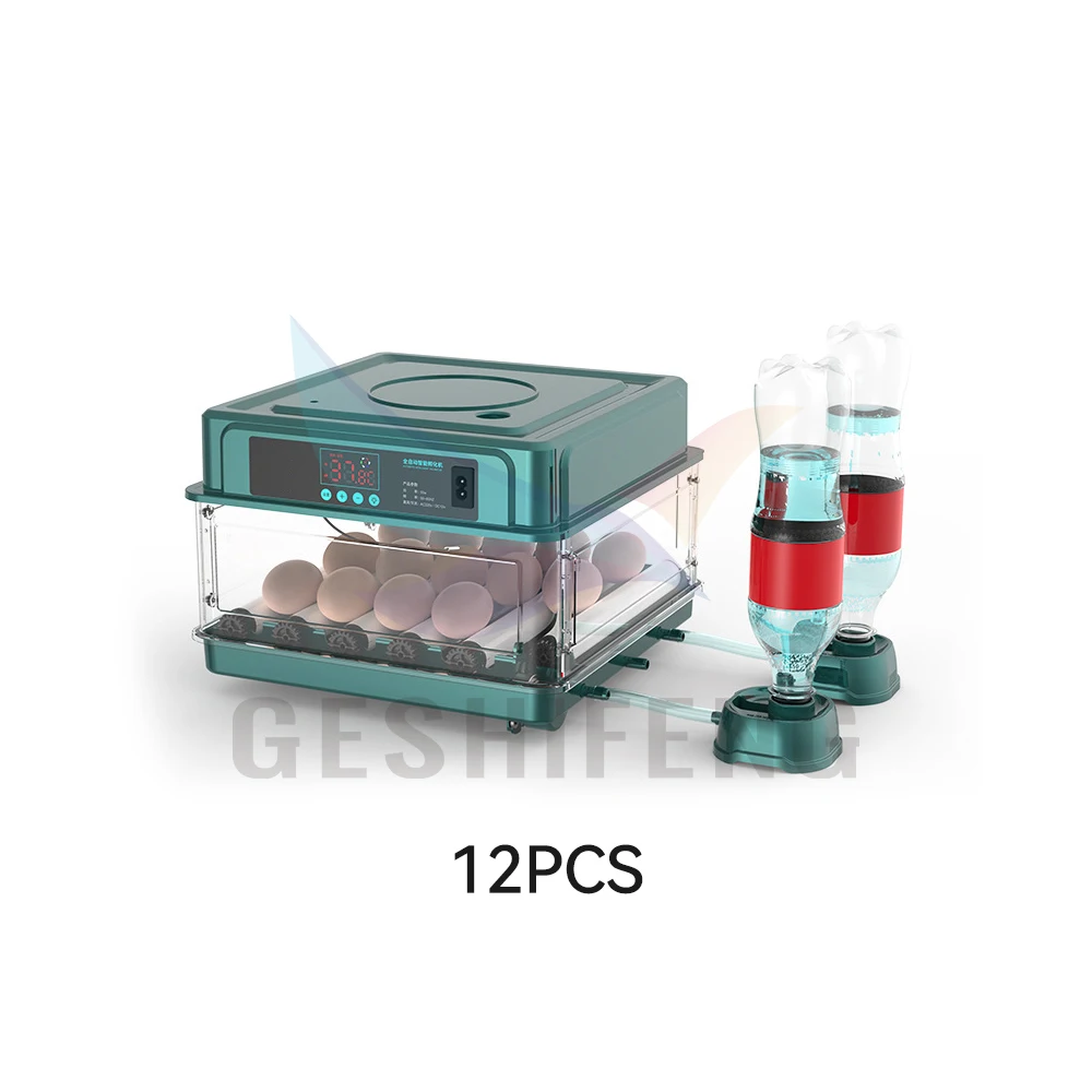 Factory Price Commercial 10pcs 12pcs 24pcs 36pcs 64pcs 128pcs Automatic Industrial poultry chicken  Eggs  Incubator