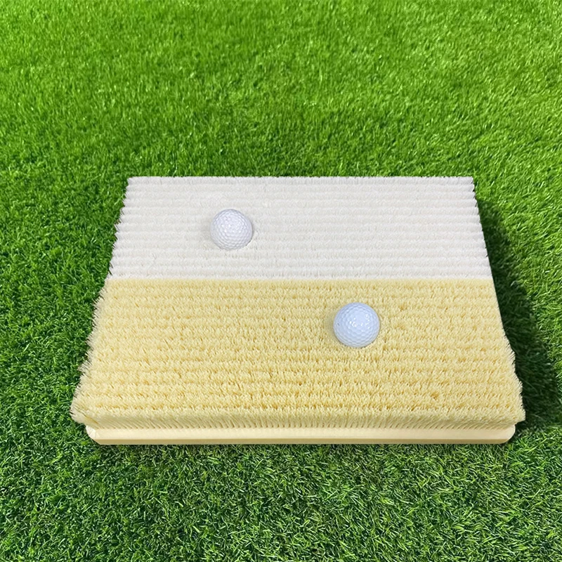 High Quality Real Simulation Bunker 2 way Sand Simulated  Golf Training Mat Mini Golf Hitting Bunker Mat