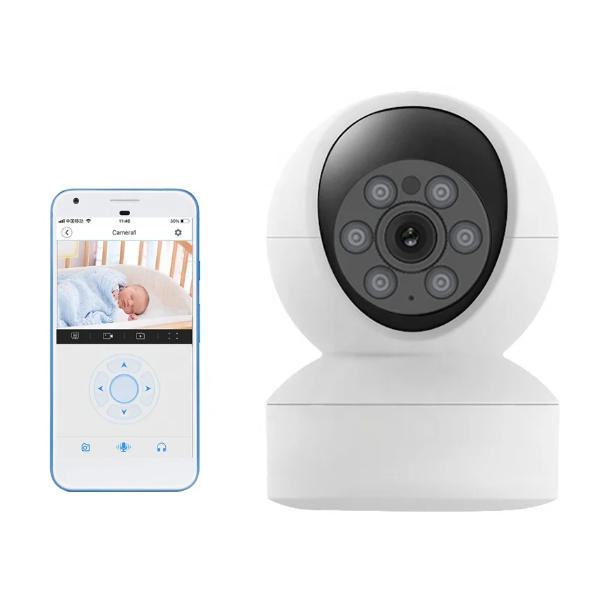 Новинка, Лидер продаж, 360 Full View, Детская IP-камера наблюдения с Wi-Fi