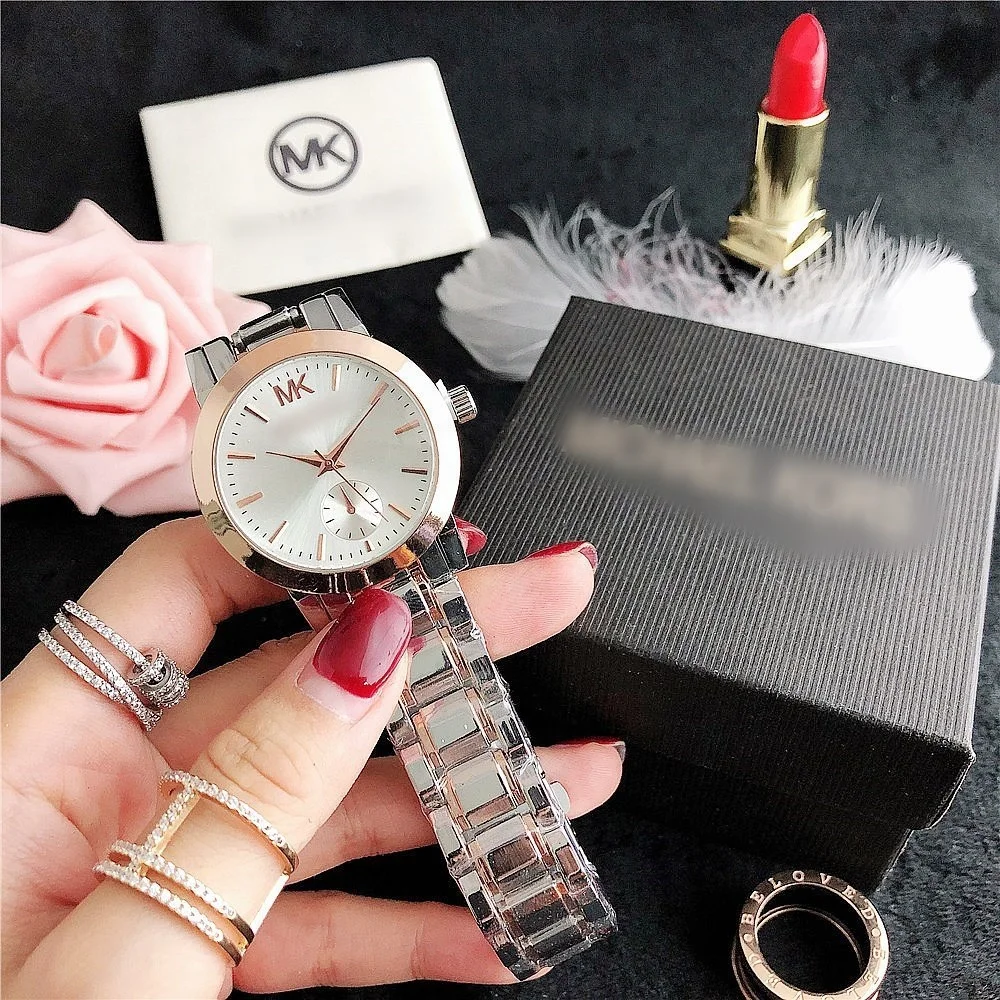 Hot Selling Women Men Luxury Brand Logo New Design Reloj de cuarzo de mujer Wristwatch Ladies Female Quartz Watches