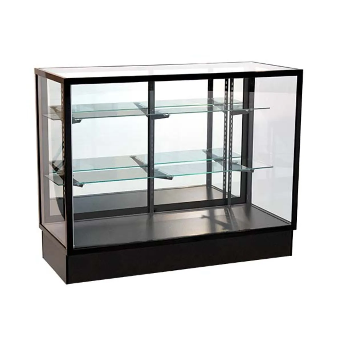 Custom 48 Inches full vision glass counter for store