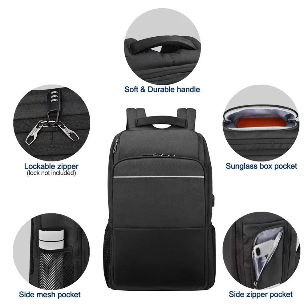 
Travel Backpack Friendly Business Large Carry On Laptop Bag 17 Inch with USB Port Flight 