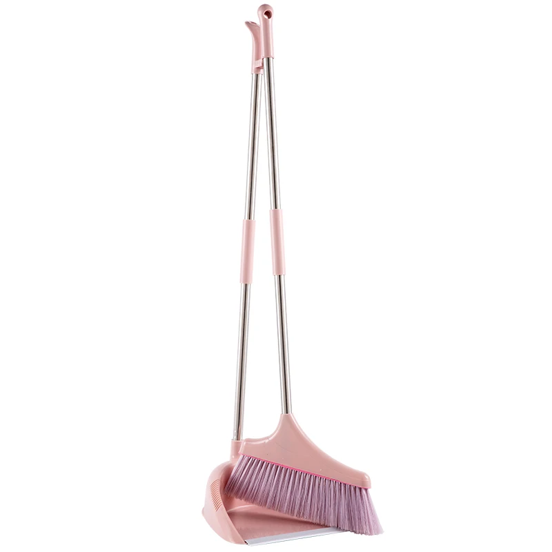 Multifunctional folding set broom and dustpan combination for home office cleaning