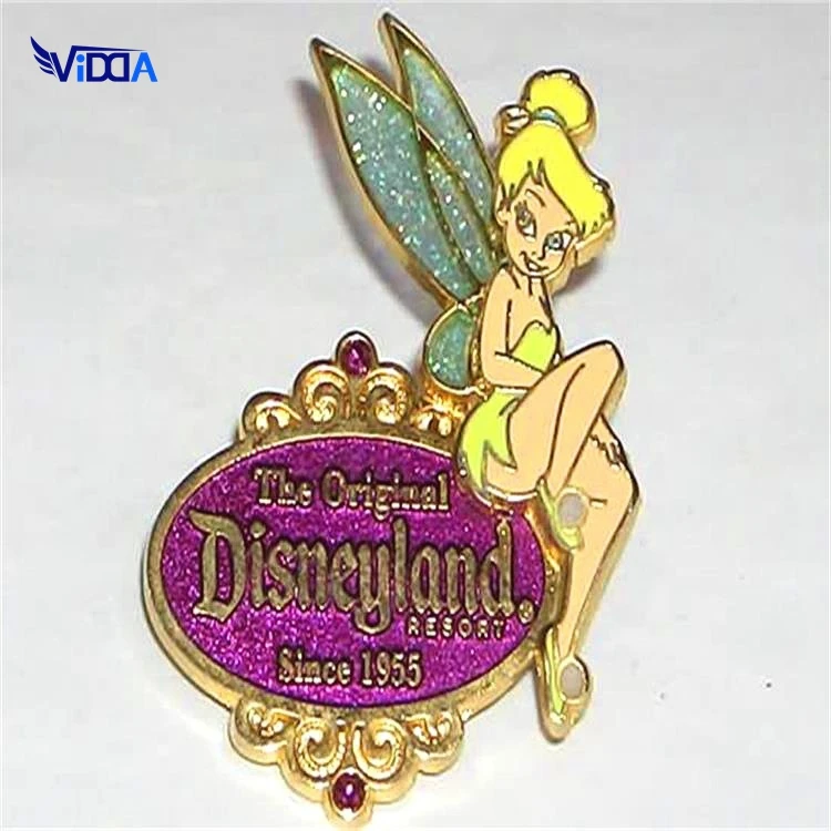 Небольшой минимальный заказ индивидуальный мультяшный Дизайн Жесткий Эмаль Блестящий металлический значок