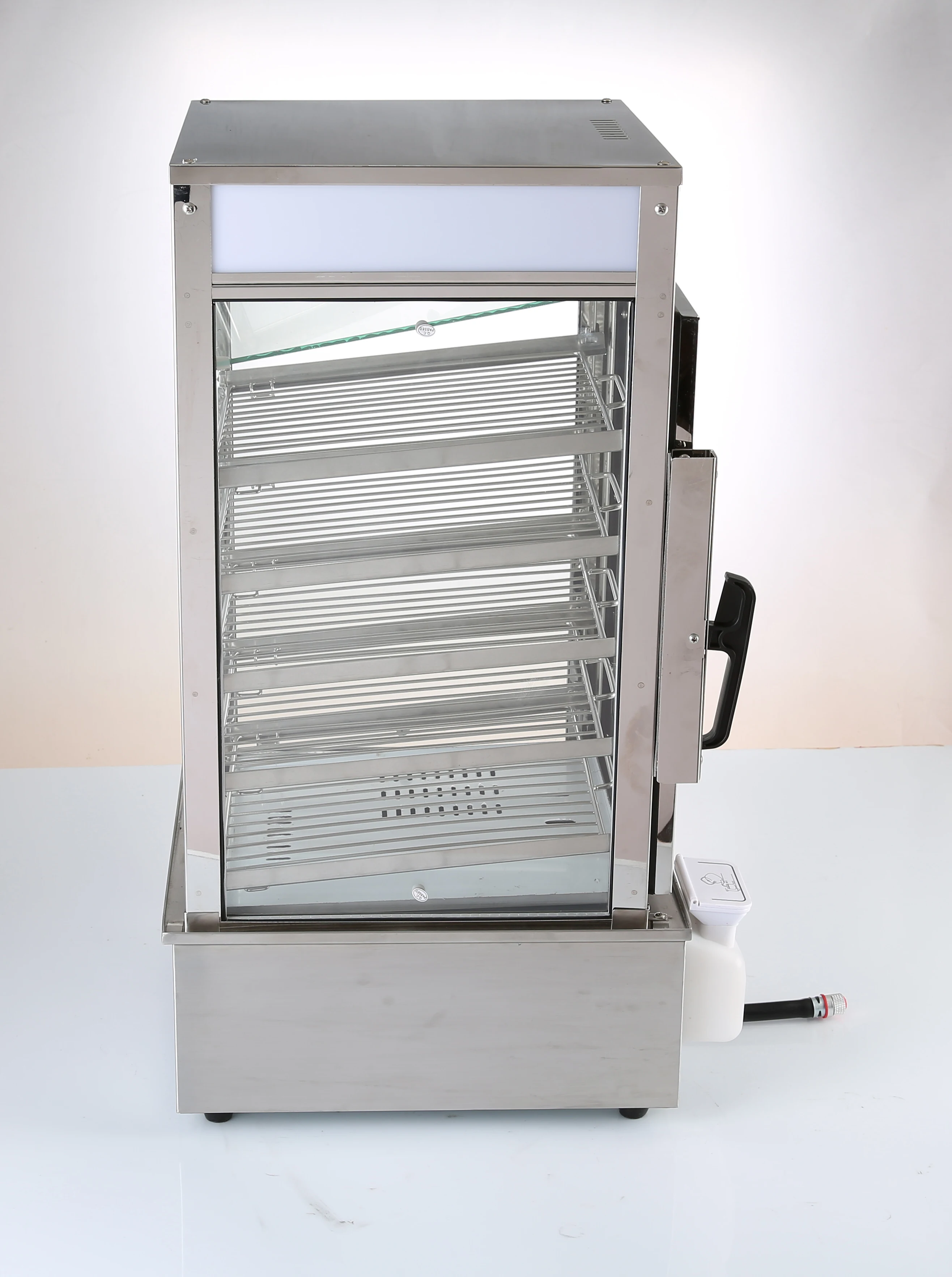 Food Steamer 5 Tier Glass Display Showcase 5 levels Bun Used Mini Food Steamer