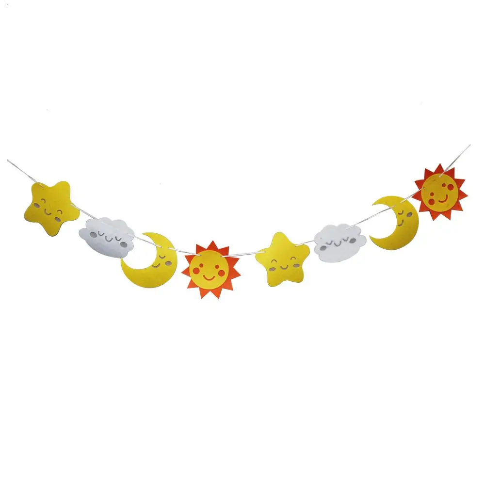 Rainbow Garland Balloons Arch Birthday Decoration Happy Birthday Flags Banner Bunting Boy Girl Baby Shower Party Supplies