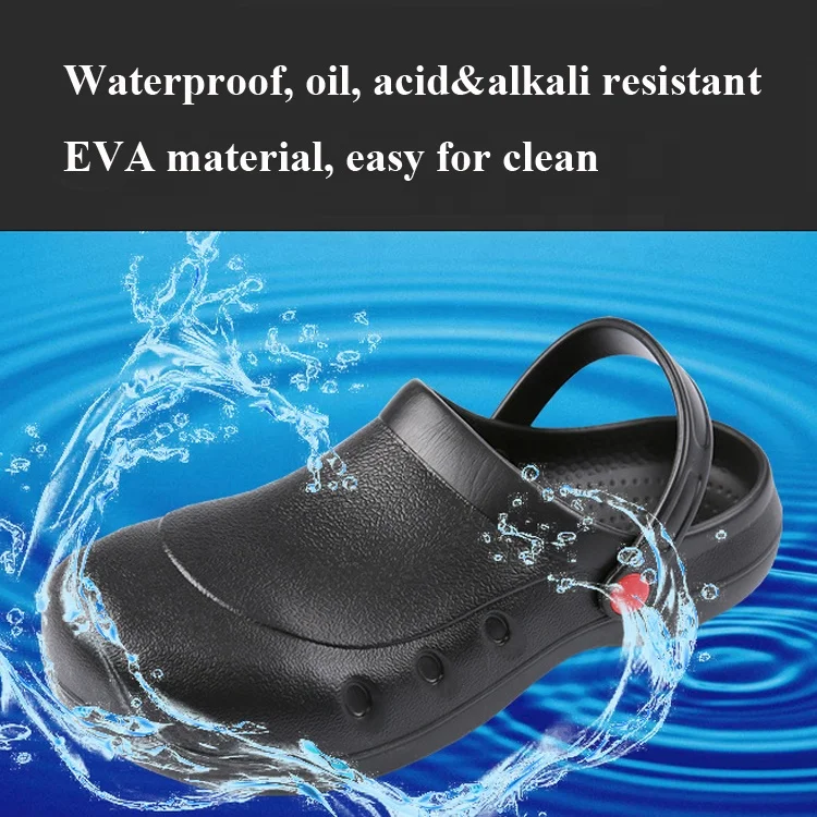 Шеф-повар Ресторан EVA стальная обувь повара Нескользящая zapatos de