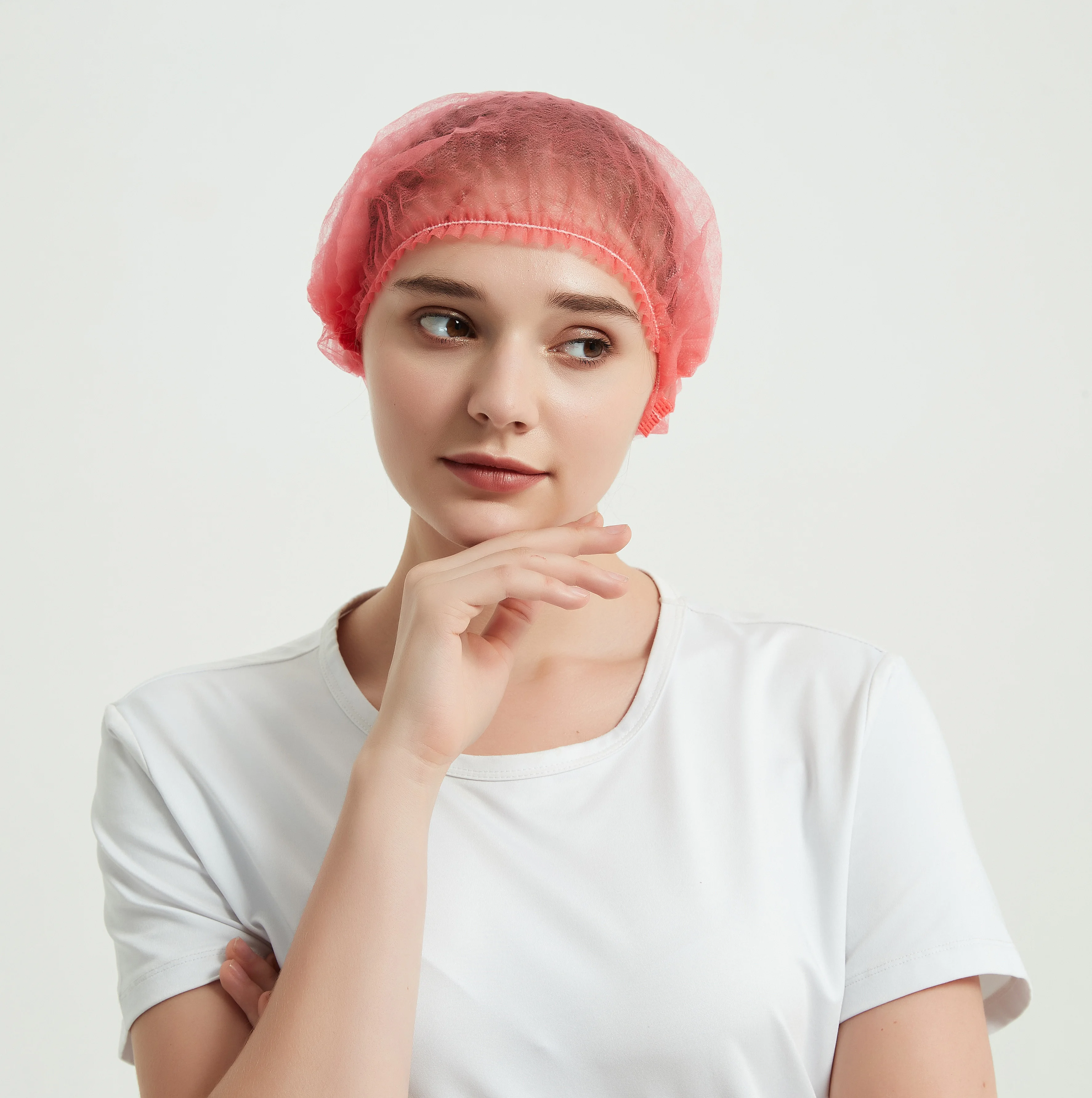 good quality nonwoven mob cap pp mob cap disposable bouffant cap at the Wholesale Price