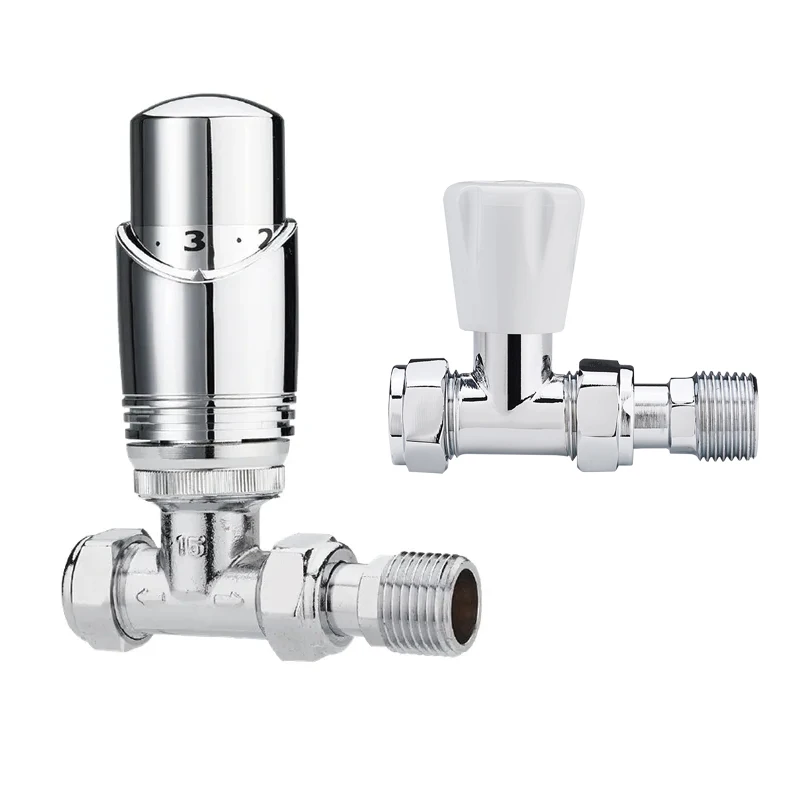 Byelearn manual brass radiator valve trv 15mm thermostatic radiator valve with ce