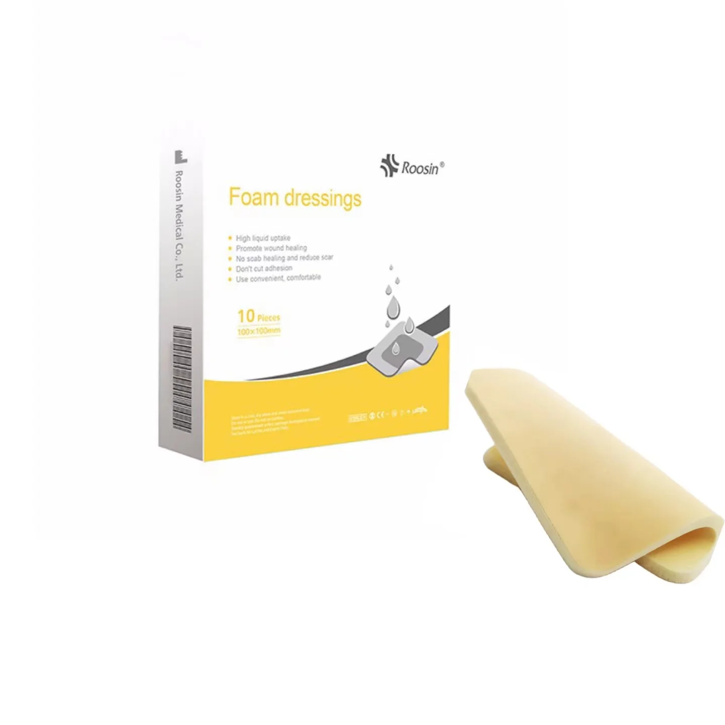 free sample Conforming stop bleeding foam medical dressing