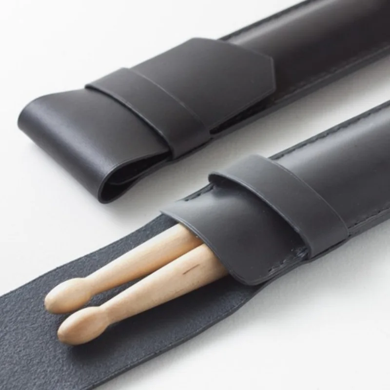 Retro Personalized Drumstick Bag Wholesale PU Leather Drumstick Case Portable Drum Stick Holder for Musician