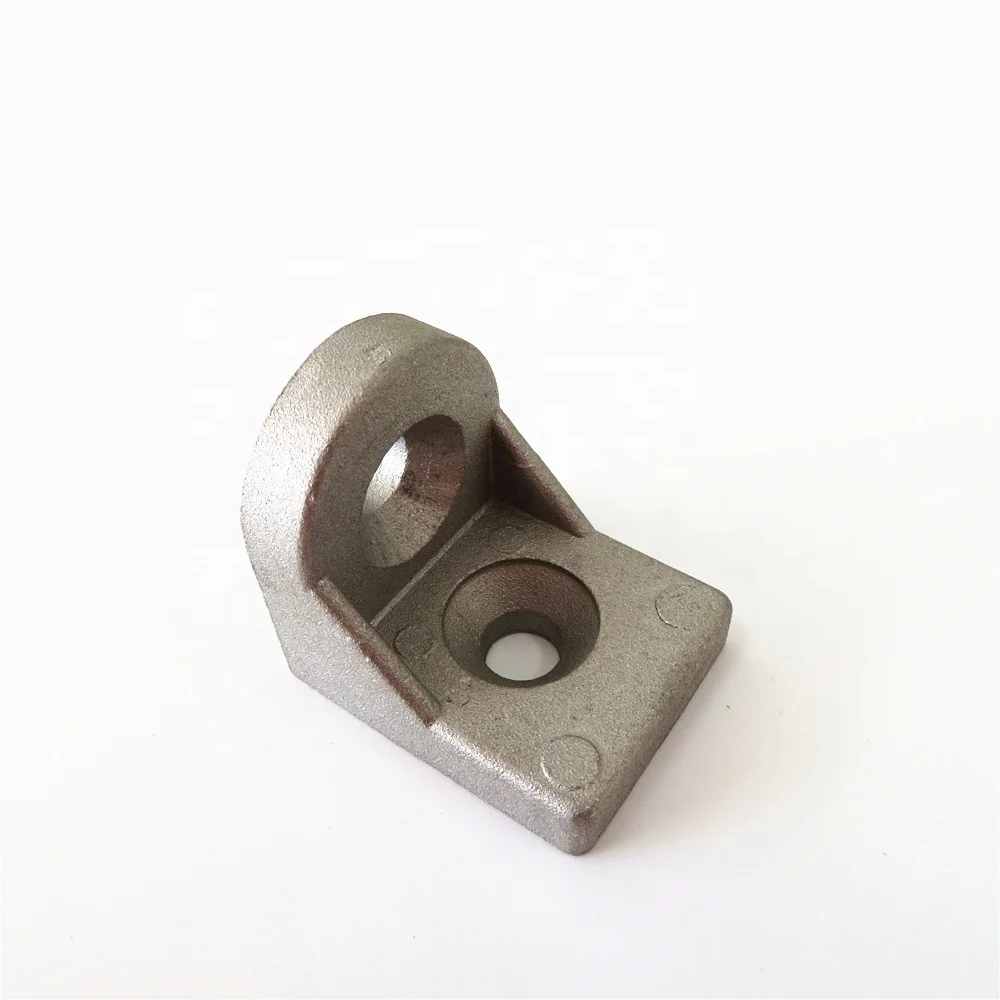 Customize aluminum alloy die cast aluminum window corner connector, Sand blasted zamak steel alloy Joint cleat precision casting