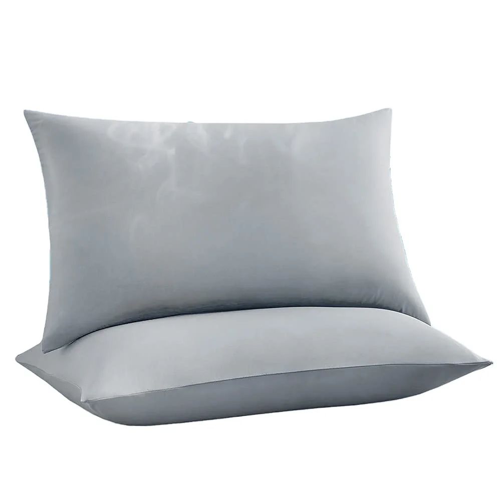 Hot Sale Cool Felling Hidden Zip Anti-static Skin Friendly Machine Washable Pillowcase Bed Pillows For Sleeping