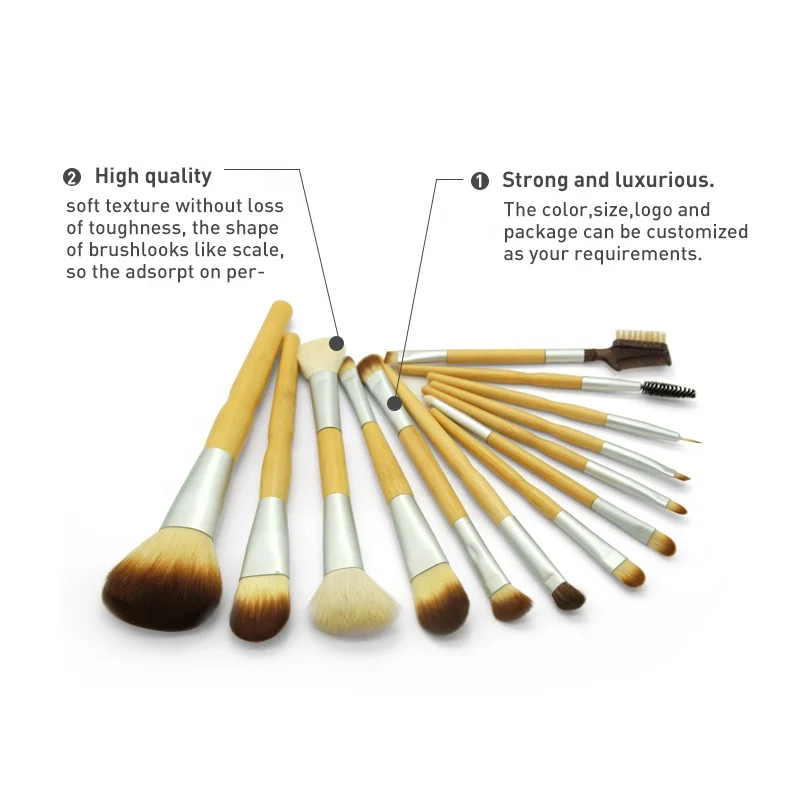 13 Pcs Cosmetic Wholesale Makeup Brush Sets For Make Up Tools