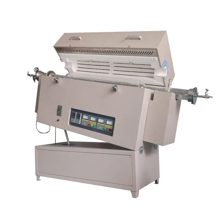 split tube furnace Vacuum rotating high temperature 1200 degree tube furnace