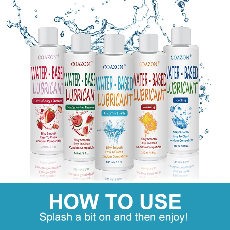 Private Label Strawberry Water Based Personal Sex Lubricant Long Lasting Body Massage Oil Adult lubricant