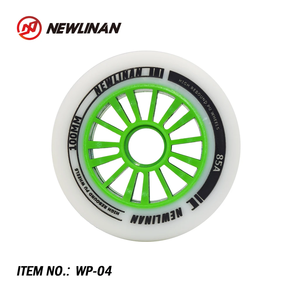 
Inline speed skate PU wheels ABS core Durable Size 100mm wheel 