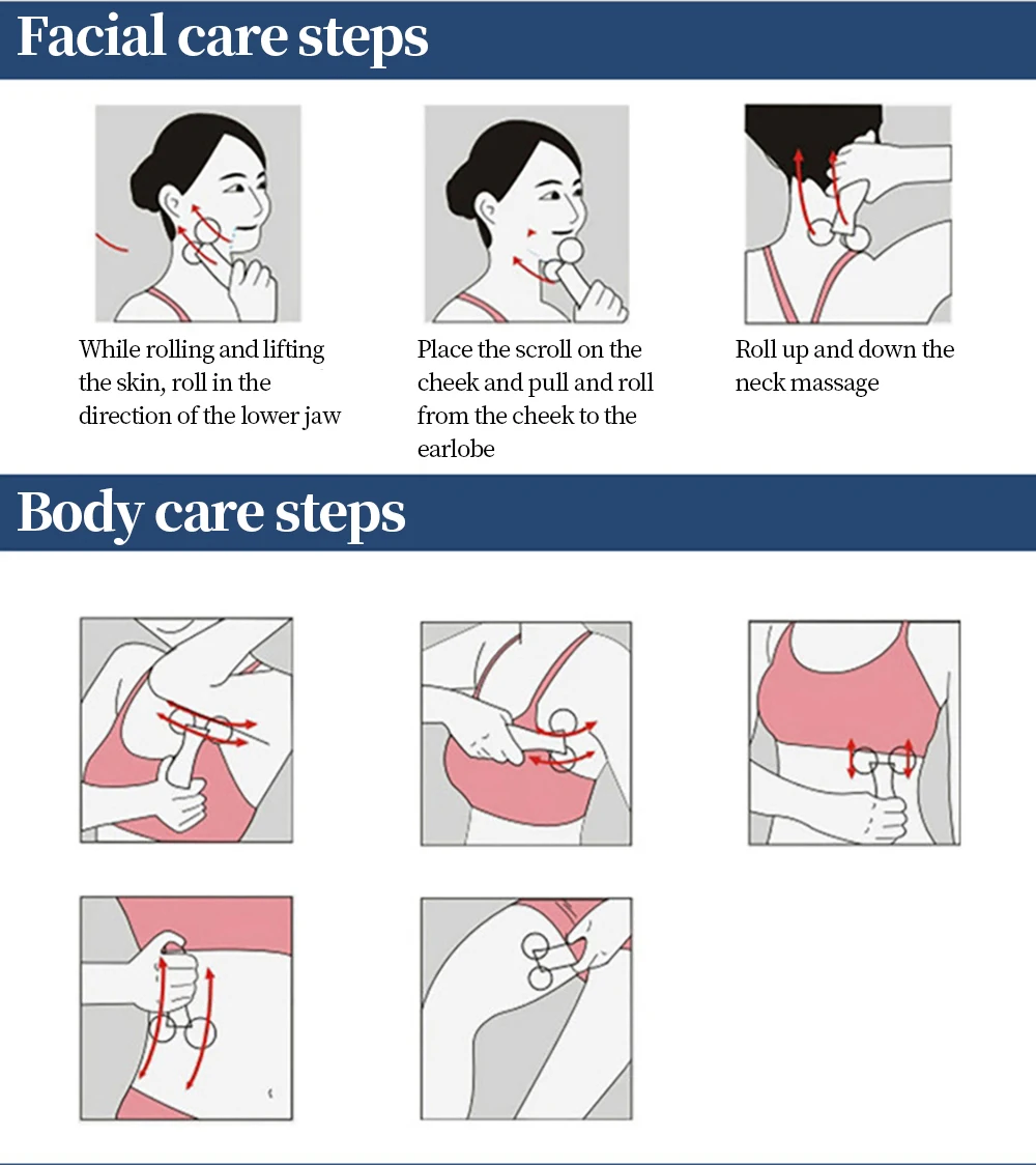 Personal Care Face-Lift Tightness 3d Face Roller Massager Facial Massage Machine Anti-Aging Uplifting Massage