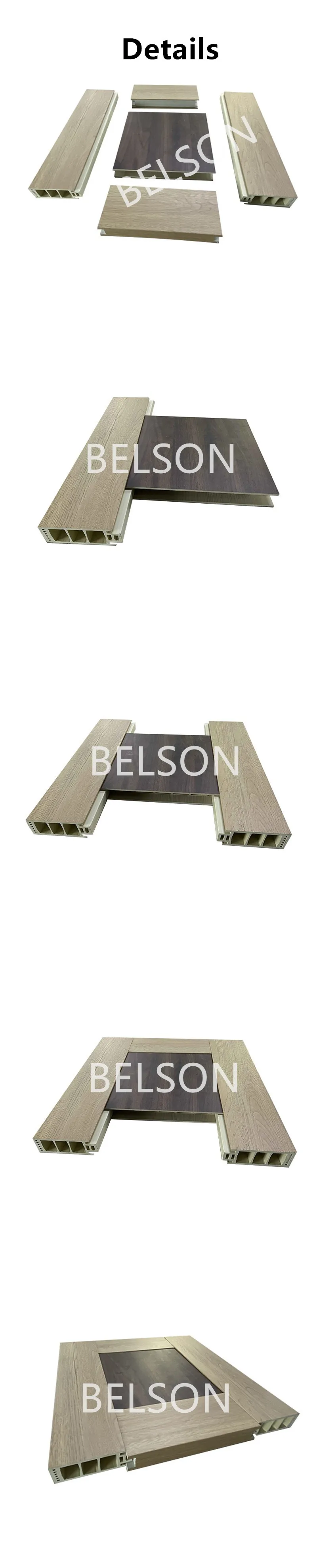 Huangshan Belson High Density WPC Mould Interior WPC Assembly Door Profile Accessories