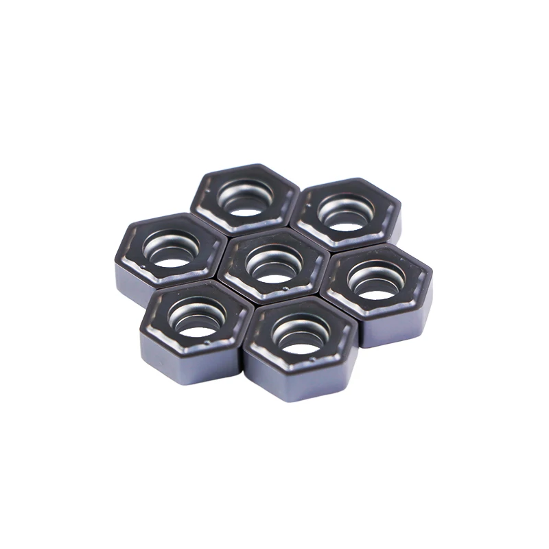 HNMU 050510 CI TE1008 Double-sided Six-edged Cutting Tools Milling Inserts For Stainless Steel And Cast Iron