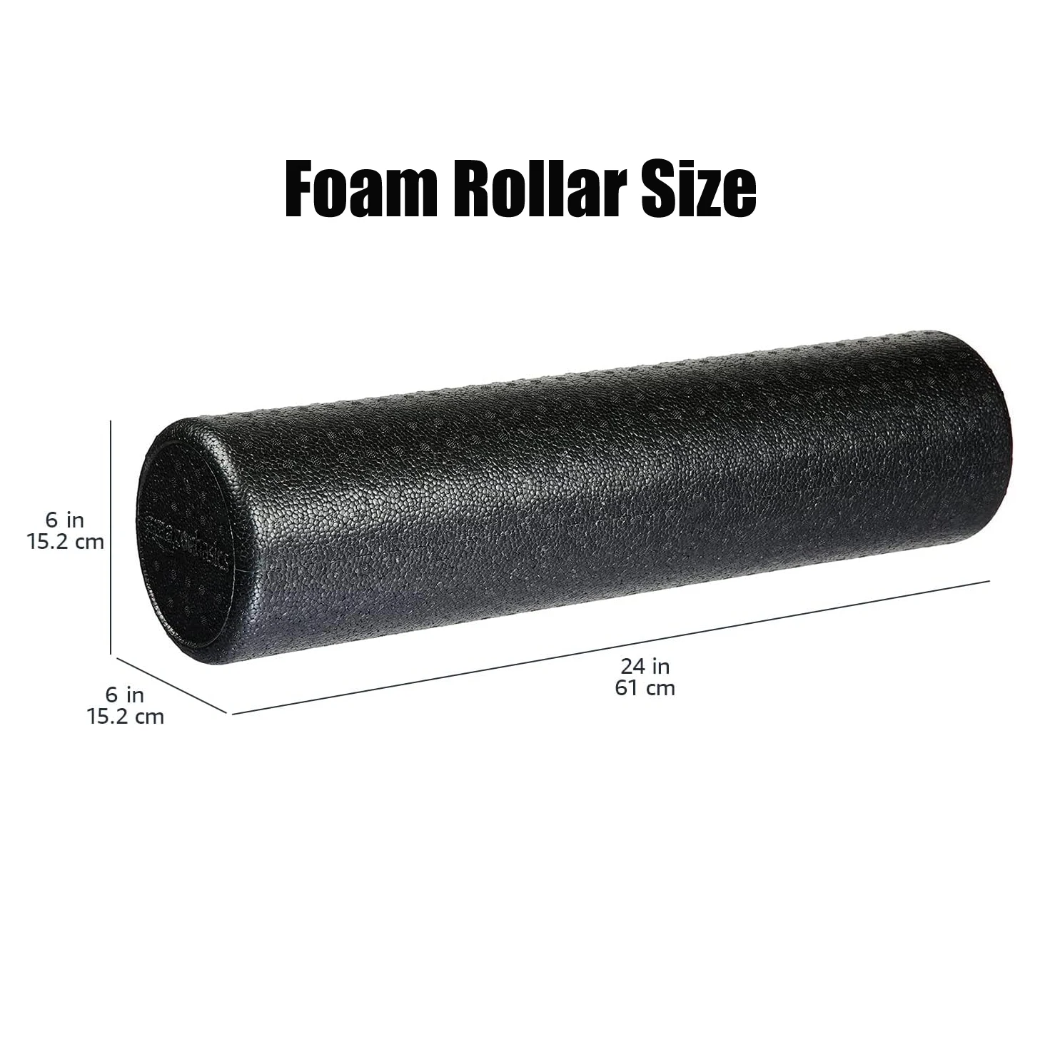 Custom Basics High-Density Round Fitness Massage Yoga Wheel Column EPP Foam Roller Exercise Massage Muscle Recovery