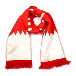 Custom Made Football Scarf Football Fan Accessories Knitting Soccer Scarf