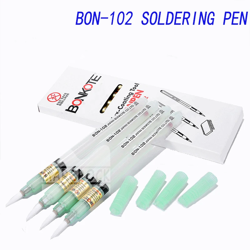 Hot Selling Bonkote BON-102L Flux Pen/ Flux Coating Tool soldering pen for welding solar cell