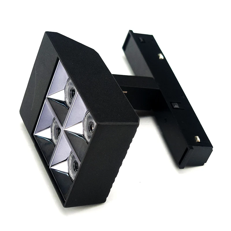 Трековый светильник ETL DLC 8 Вт/Triac с регулируемой яркостью, светодиодный Трековый светильник с магнитной всасывающей головкой