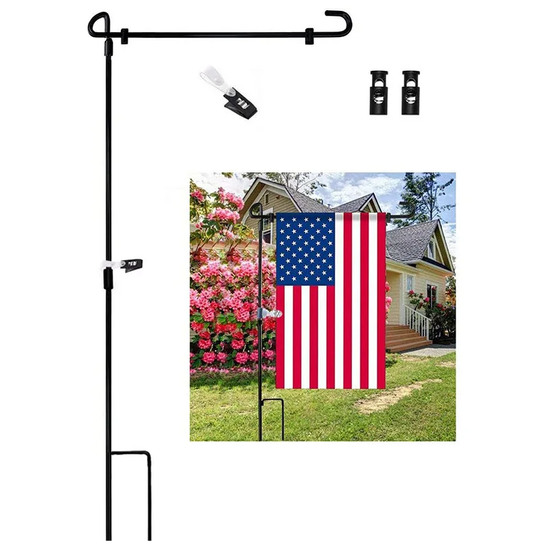 FlagsPrint Cheap Burap Easter Christmas Celebration Seasonal Sublimation Garden Flags / Garden Flag Pole Stand