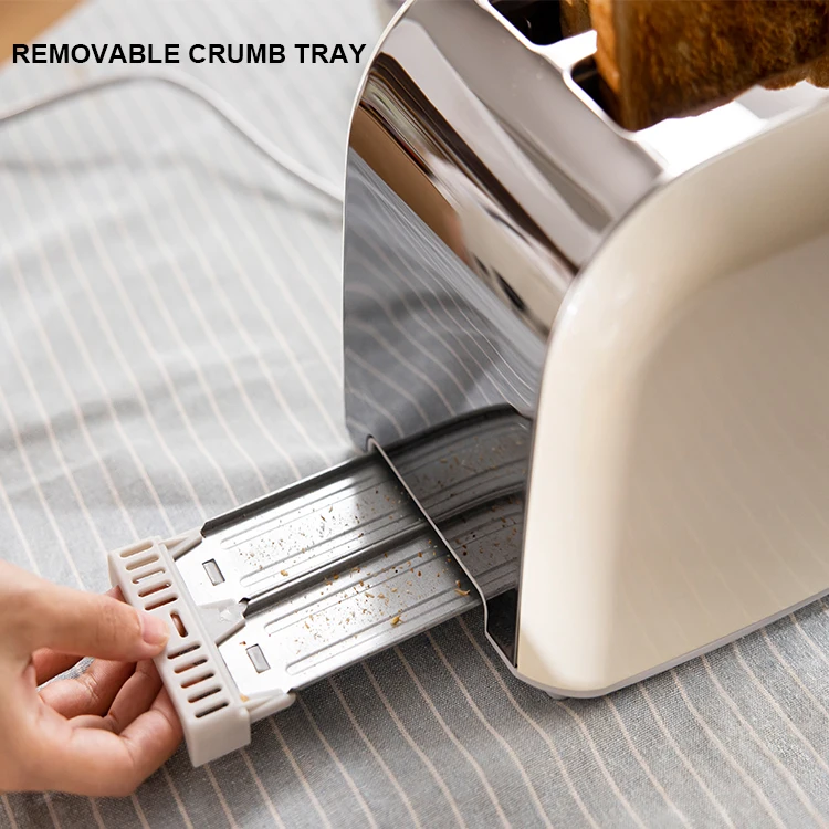 Breakfast Maker Kettle Toaster Set 2 Slice Pop Up Sandwich Toaster Electric Smart Retro Bread Toaster