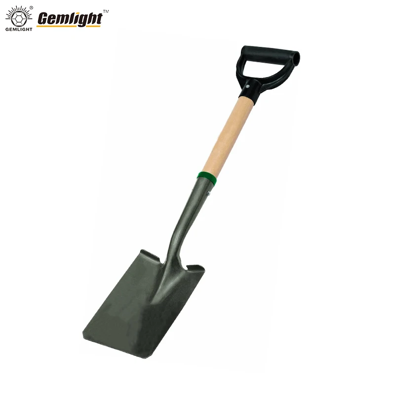 Kenyan Market Carbon Steel Fiberglass Long Handle Construction Shovel