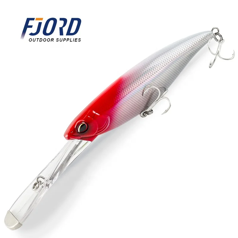 FJORD China Factory  90mm 15g Custom Bass Fishing Lures Trolling Minnow Lure