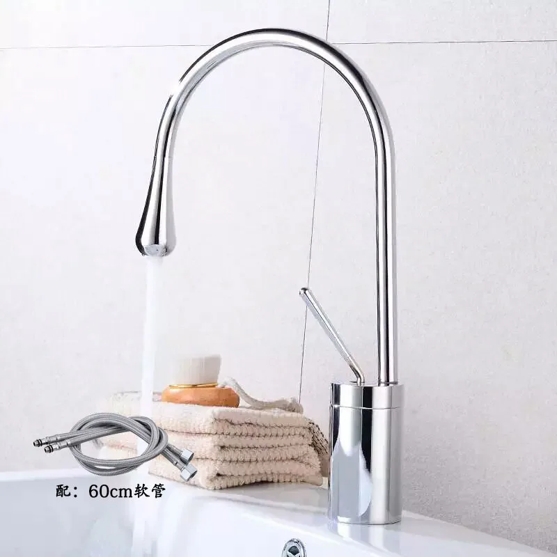 Hot Sale High Quality Premium Brass Basin Faucet Deck Mount Mixer Tap Hot and Cold Multi Color