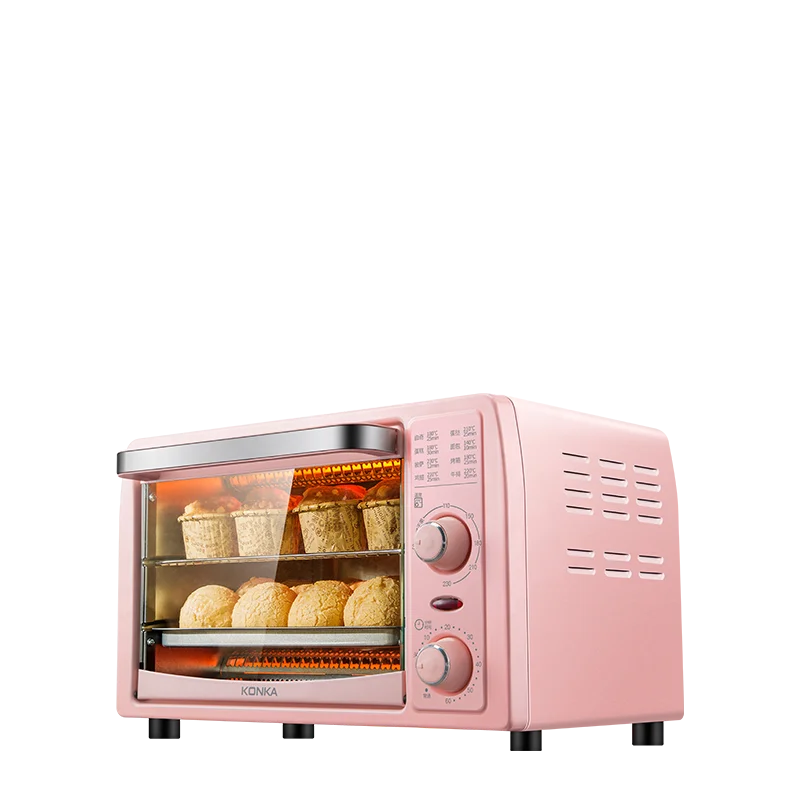 
 Конвекционный тостер KONKA 13L для выпечки, электрическая печь, маленькая бытовая техника для приготовления пищи 1050 Вт, бытовая мини-печь для хлеба  