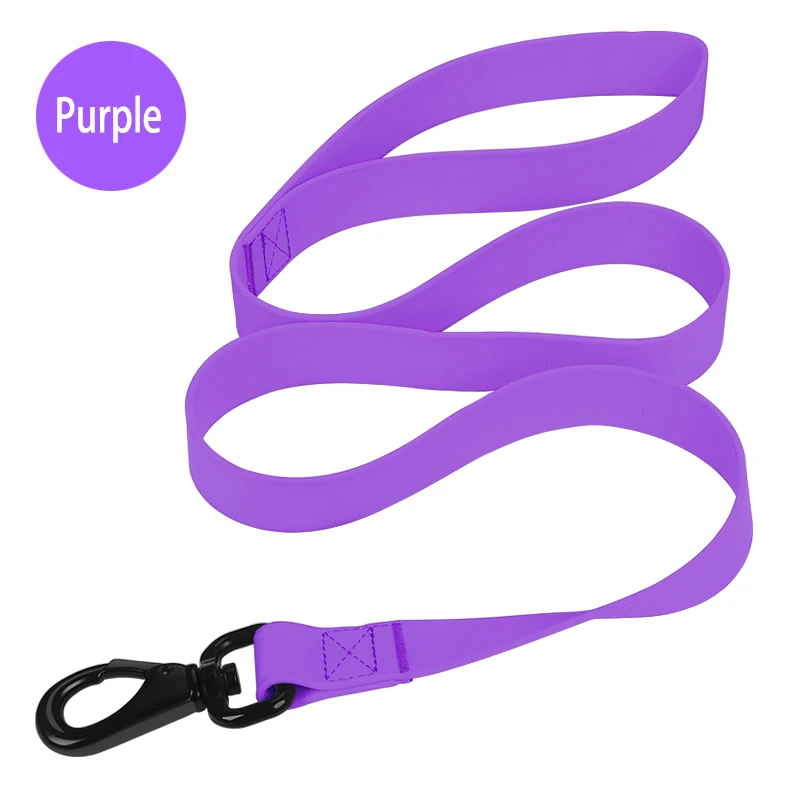 Quick Release Solid Silicone pet Dog Leashes Retractable Dog Leash for Walking