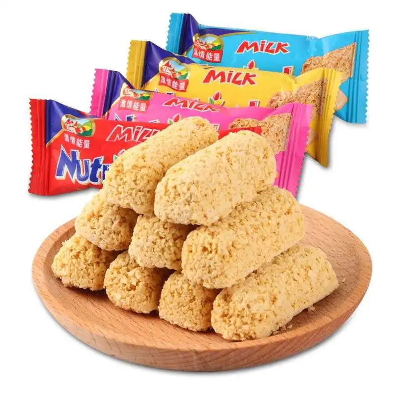 Wholesale imported OEM oatmeal chocolate with oats choco bar halal sweets candy