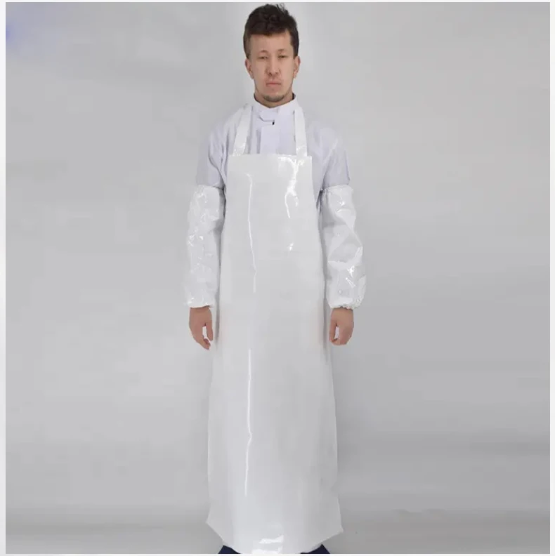 TPU waterproof anti-fouling apron leather girth oil resistant aquatic work apron