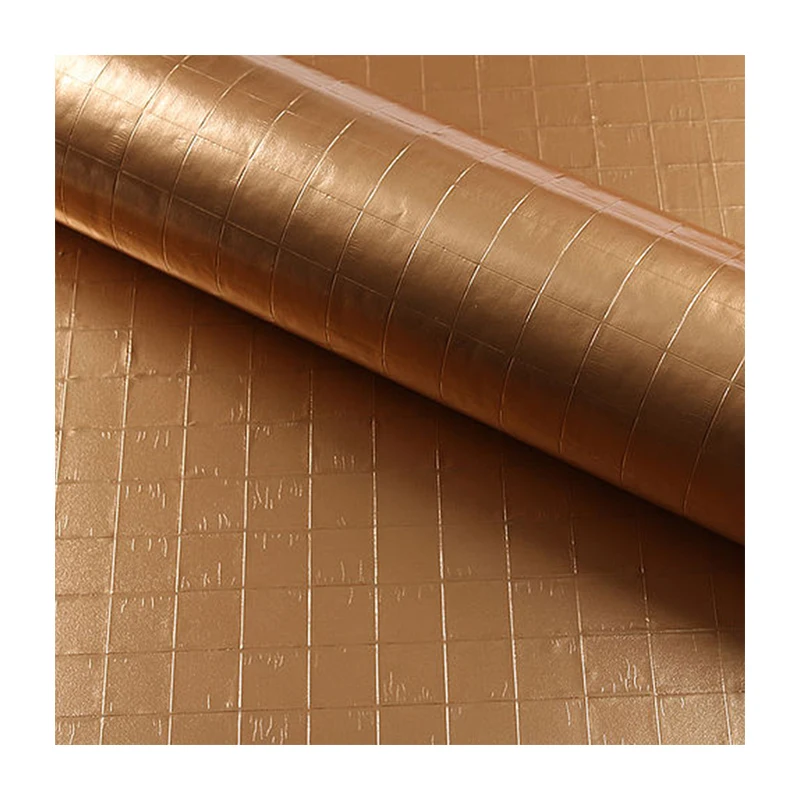 Water Proofing Stickers Self Adhesive Aluminum Foil wall paper Backsplash sticker oil proof aluminum foil sticker sheet