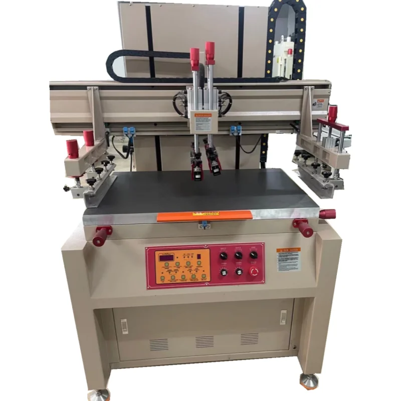 High Precision Automatic Flat Vacuum Silk Screen Printing Printer machine For PCB Board film paper plastic bags printing