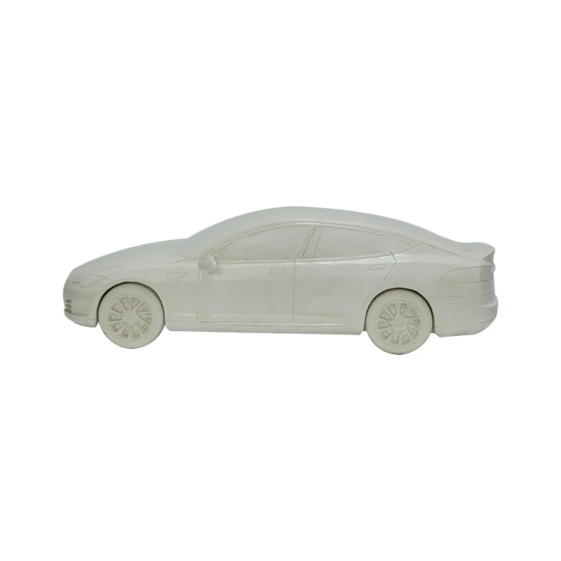 White Car Simulation Diecast resin Car Model