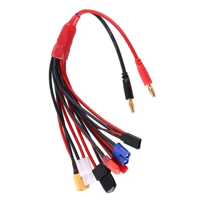 Multifunctional Lithium B6 Charger Convert line for Remote Control Aircraft and Car 8 in 1 B6 Soft Silicone Wire Transfer Cable