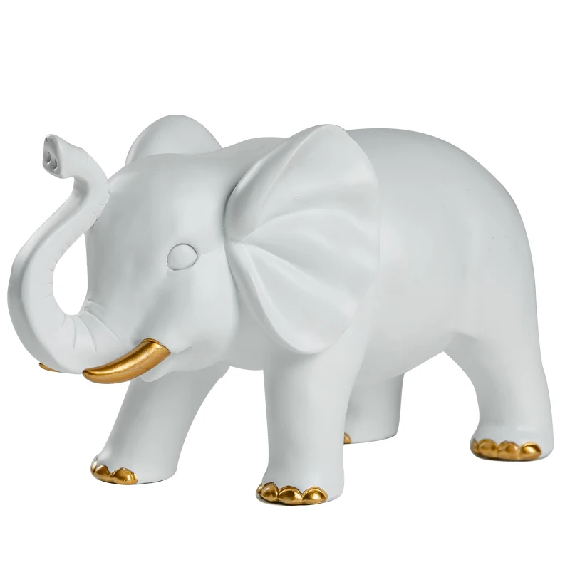 2020 New The Elephant Animal Shape Customized Luxury Crafts Furnishing Home Decor